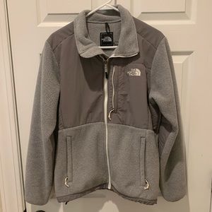 The North Face Denali fleece. Size L womens, but could be unisex.
